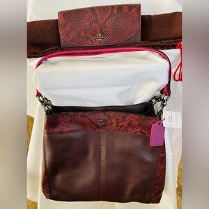 Coach purse and wallet